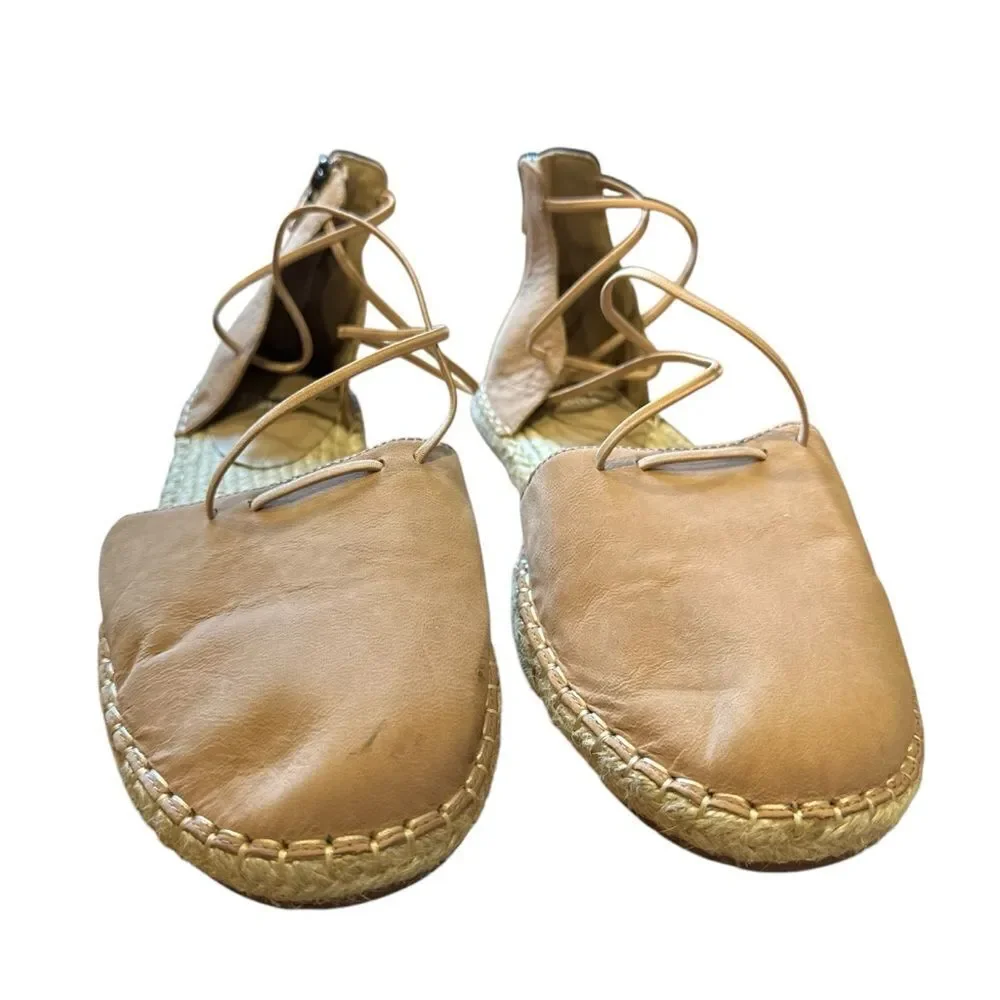 Revolve Eileen Fisher Lee Tumbled Nubuck Leather Espadrille NWOT